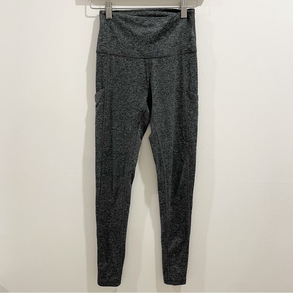 Aerie Heathered Gray Side Pocket Leggings Pants